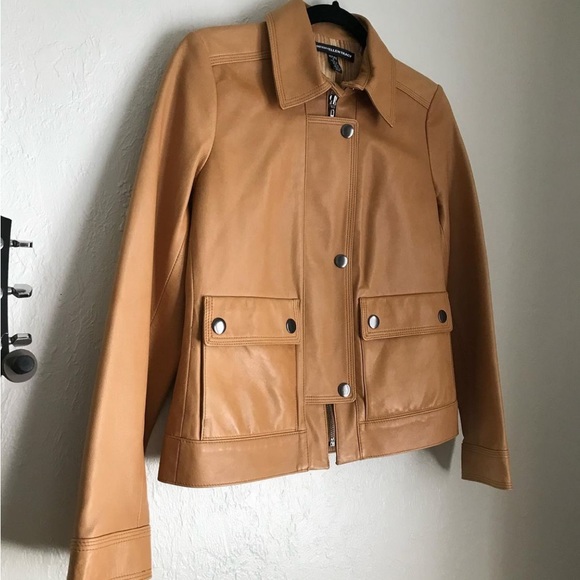 Ellen Tracy 100% leather jacket - Picture 2 of 4